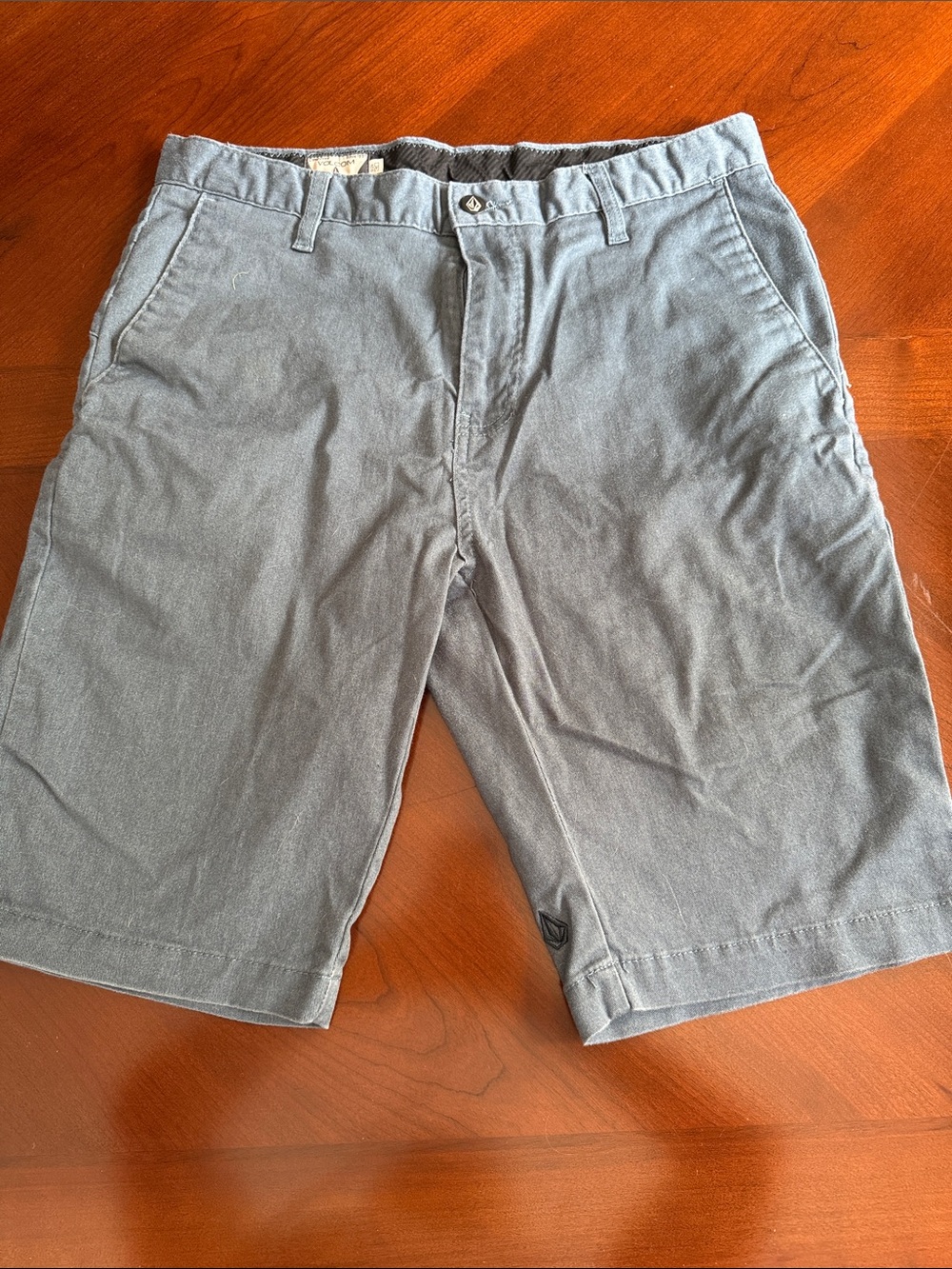 Volcom Men's Slate Gray Cargo Shorts